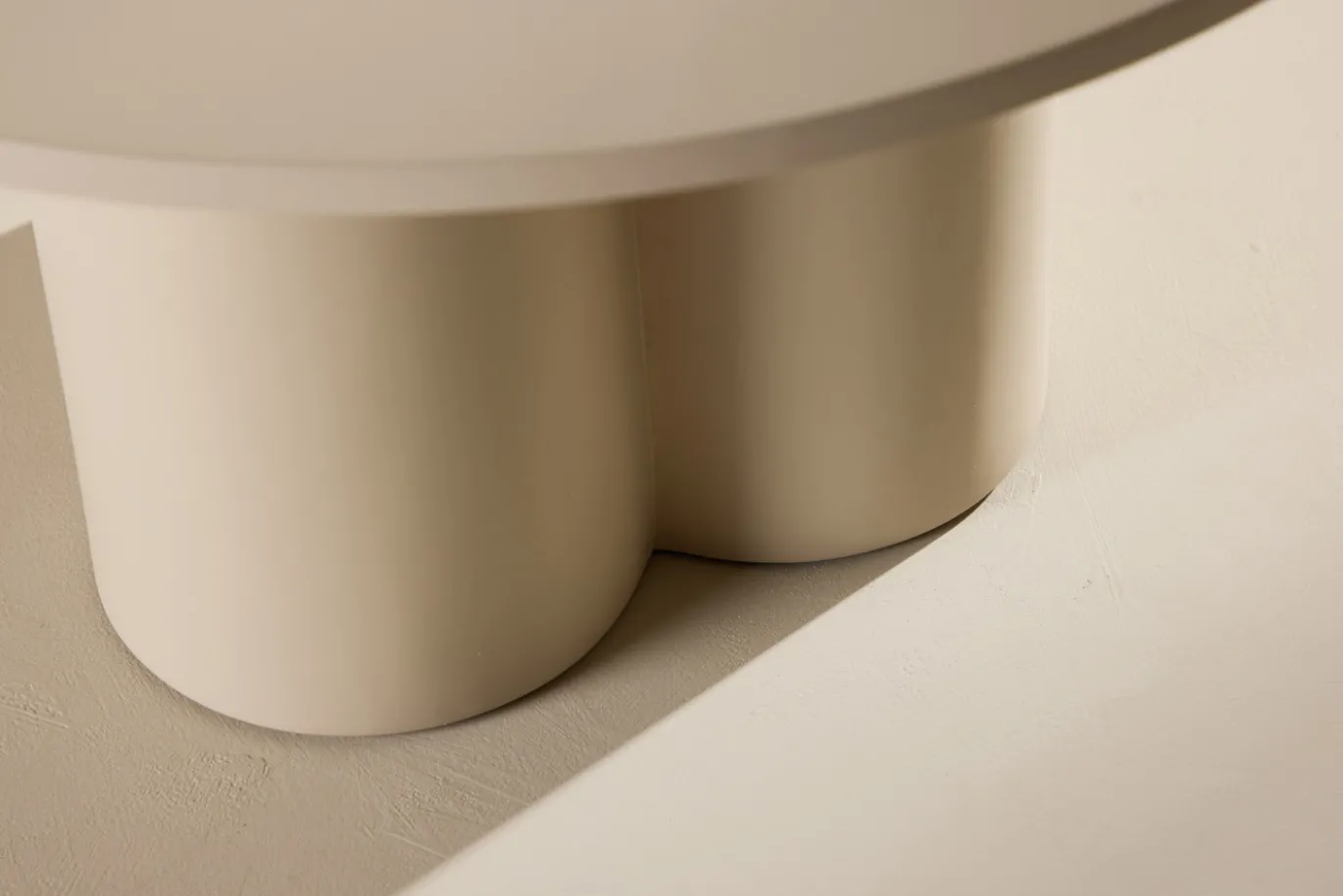 Fjôrd Salontafel Olivia Beige ⌀80cm