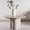 Fjôrd Salontafel Olivia MDF Whitewash Ø80cm