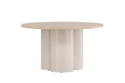 Fjôrd Salontafel Olivia MDF Whitewash Ø80cm