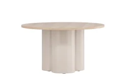Fjôrd Salontafel Olivia MDF Whitewash Ø80cm