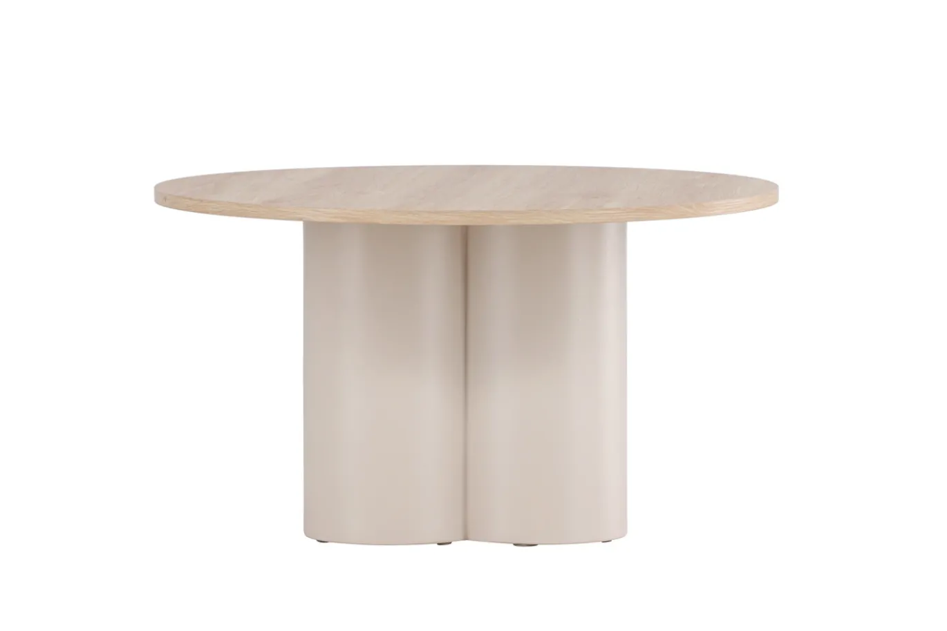 Fjôrd Salontafel Olivia MDF Whitewash Ø80cm