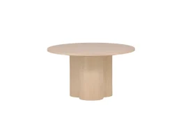 Fjôrd Salontafel Olivia Whitewash Fineer Ø80cm