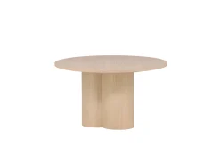 Fjôrd Salontafel Olivia Whitewash Fineer Ø80cm