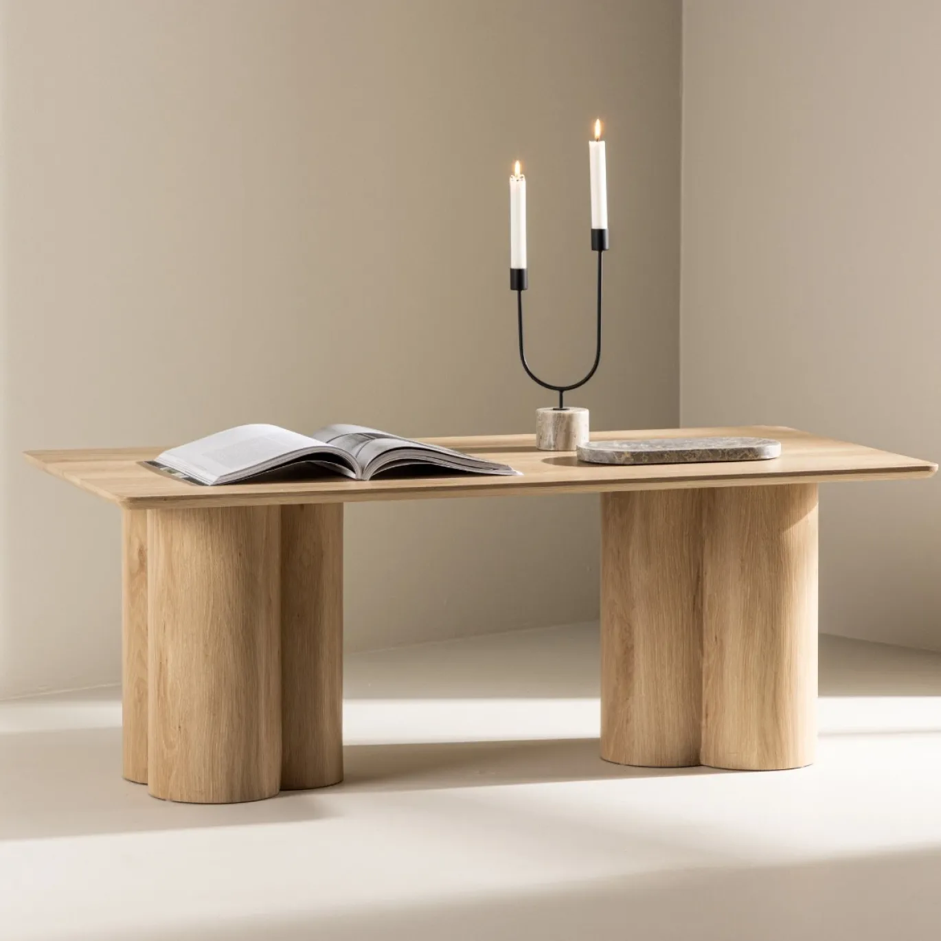 Fjôrd Salontafel Olivia 60x120cm Naturel