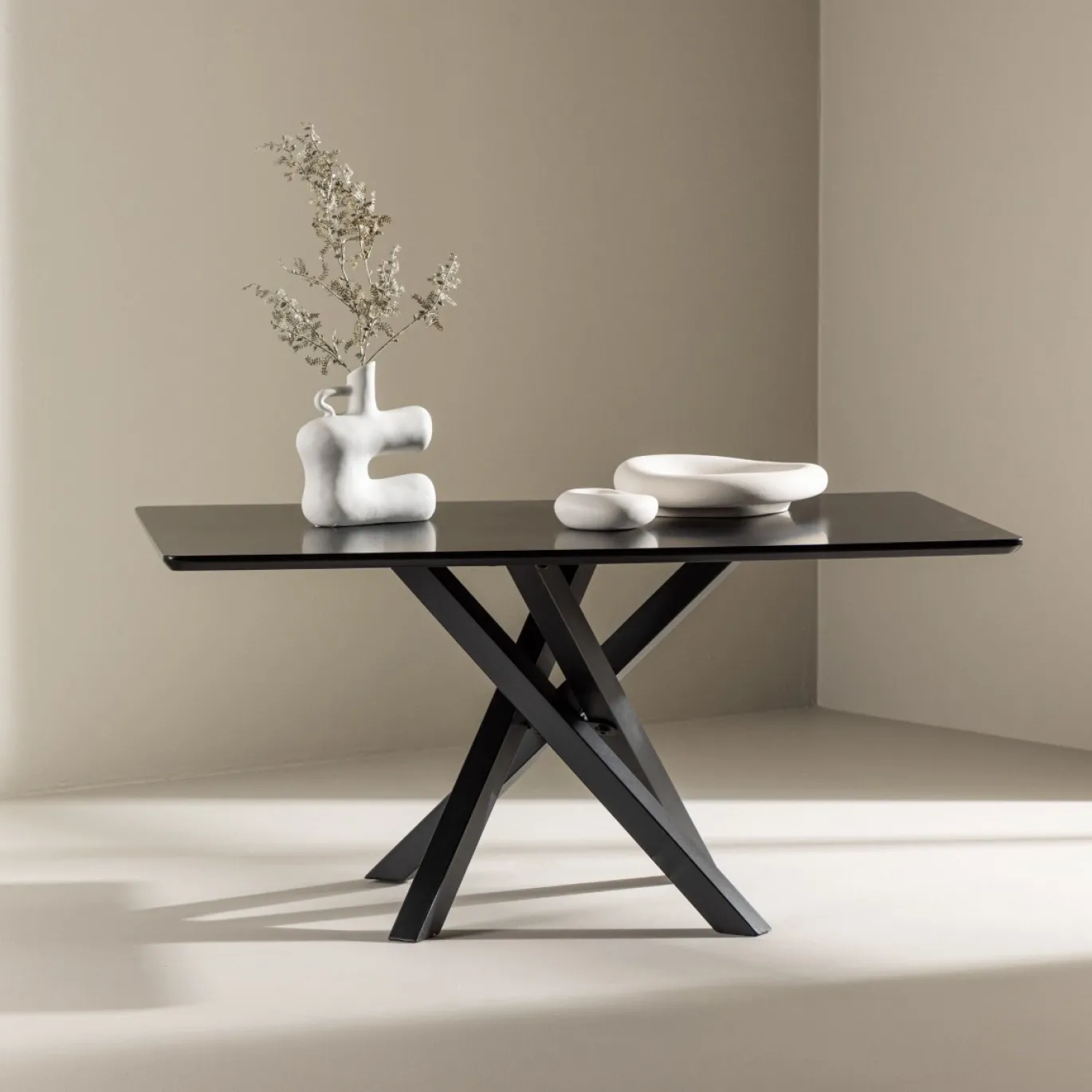 Fjôrd Salontafel Piazza 60x100cm Zwart