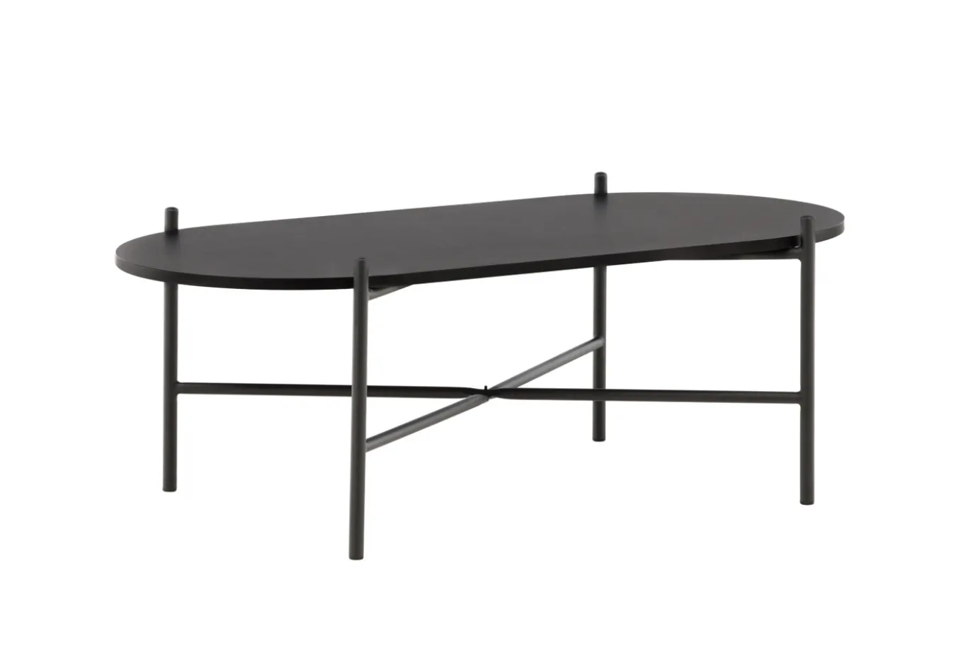 Fjôrd Salontafel Pueblo 60x120cm Zwart Mdf