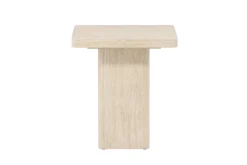 Fjôrd Salontafel Qvart Beige Travertinlook 50x50cm