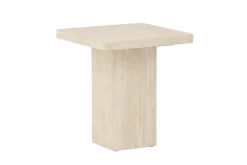 Fjôrd Salontafel Qvart Beige Travertinlook 50x50cm