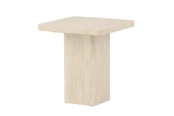 Fjôrd Salontafel Qvart Beige Travertinlook 50x50cm