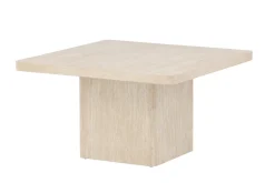 Fjôrd Salontafel Qvart Beige Travertinlook 80x80cm