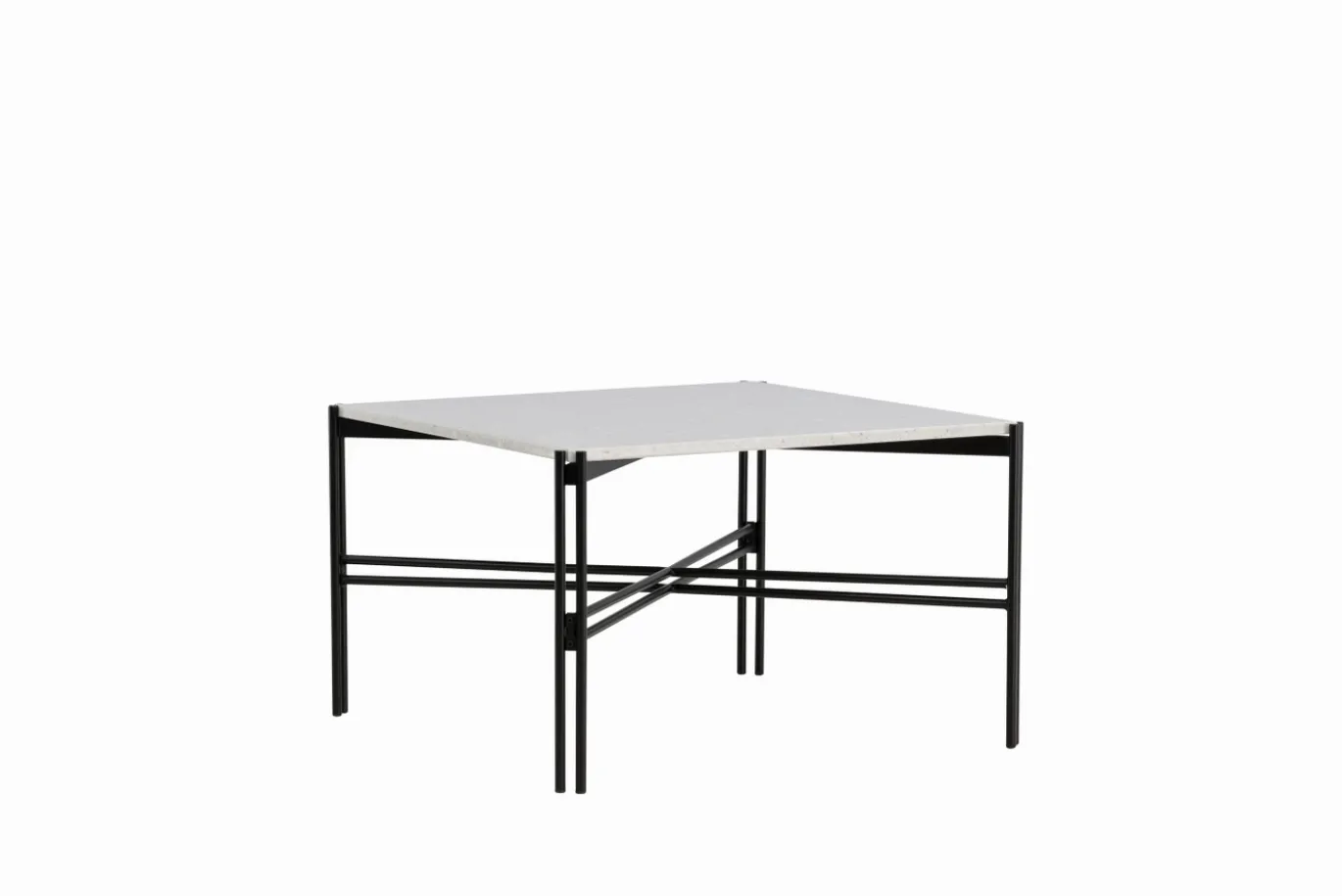 Fjôrd Salontafel Razzia 75x75x48cm Wit Terazzo