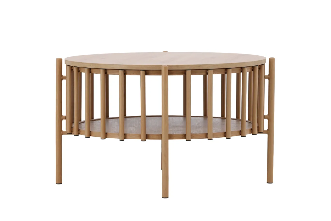 Fjôrd Salontafel Rubbo Naturel ⌀80cm