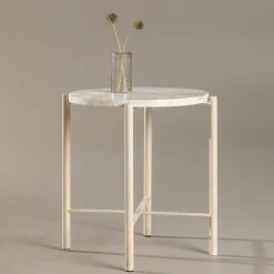 Fjôrd Salontafel Sandhamn Beige ⌀40cm