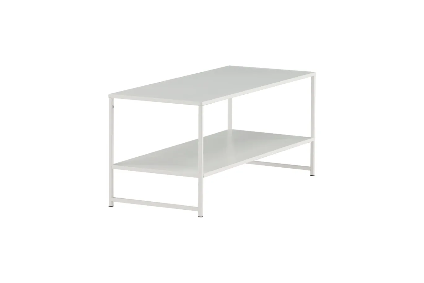 Fjôrd Salontafel Staal Wit 43x102cm