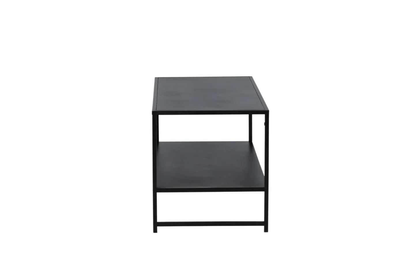 Fjôrd Salontafel Staal Zwart 43x102cm