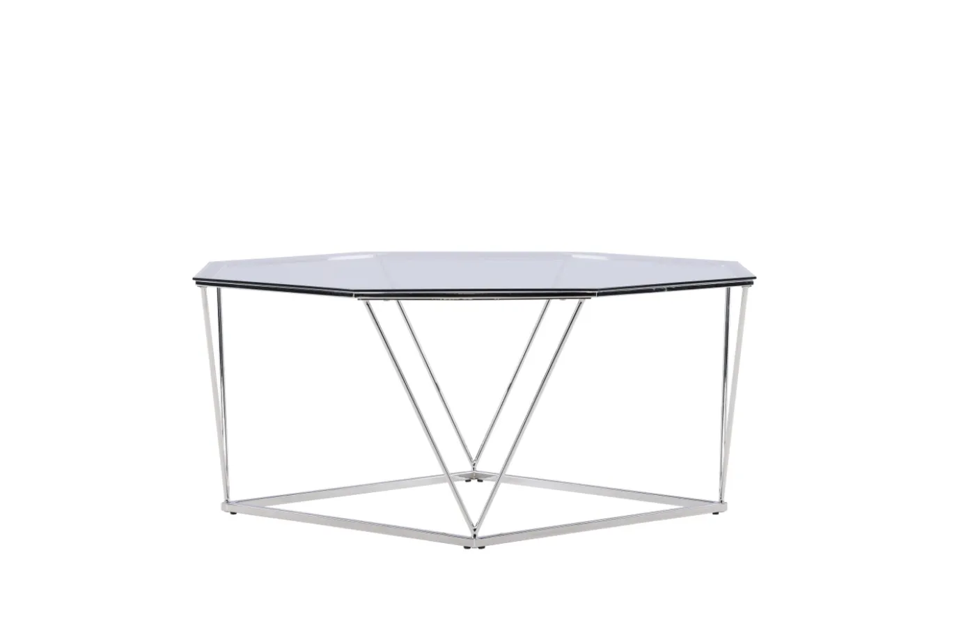 Fjôrd Salontafel Österlen Zilver 100cm Glas
