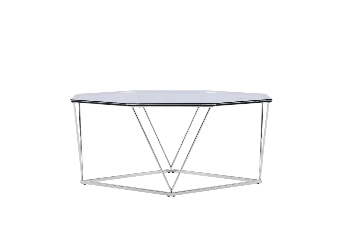 Fjôrd Salontafel Österlen Zilver 100cm Glas