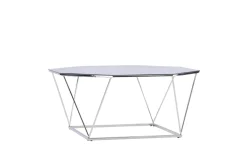 Fjôrd Salontafel Österlen Zilver 100cm Glas