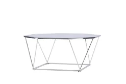 Fjôrd Salontafel Österlen Zilver 100cm Glas