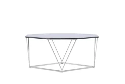 Fjôrd Salontafel Österlen Zilver 100cm Glas