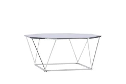 Fjôrd Salontafel Österlen Zilver 100cm Glas
