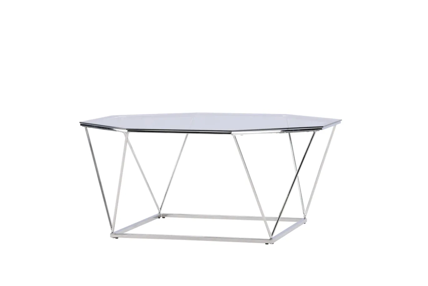 Fjôrd Salontafel Österlen Zilver 100cm Glas