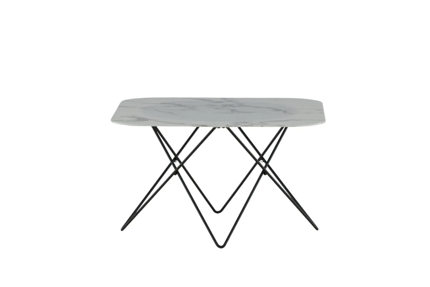 Fjôrd Salontafel Tristar Wit Glas Marmer
