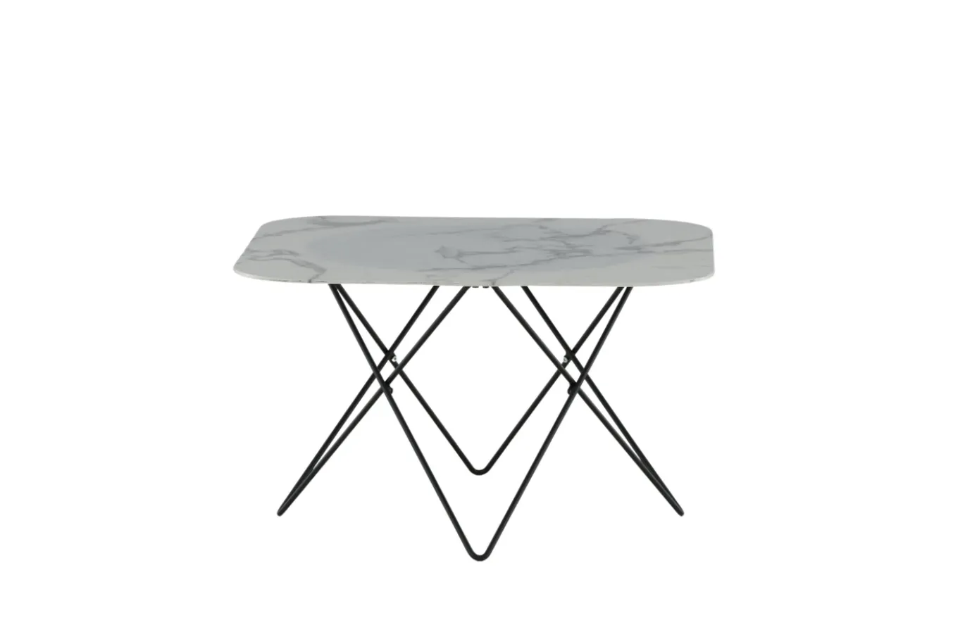 Fjôrd Salontafel Tristar Wit Glas Marmer