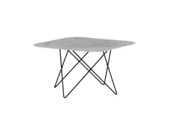 Fjôrd Salontafel Tristar Wit Glas Marmer
