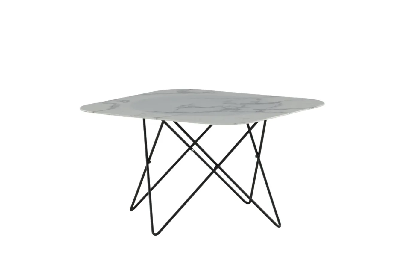 Fjôrd Salontafel Tristar Wit Glas Marmer
