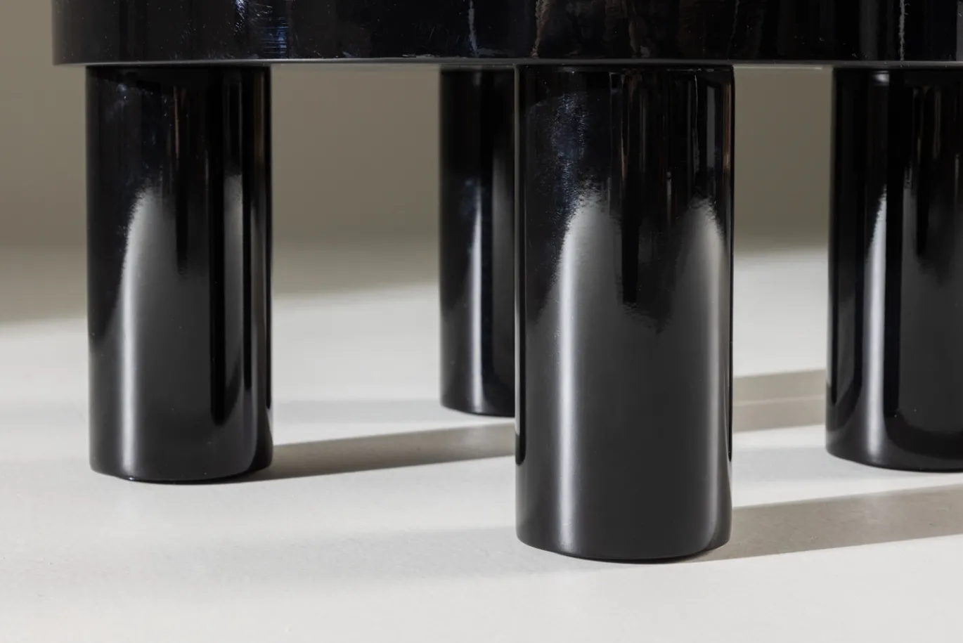 Fjôrd Salontafel Varberg Ø60cm Glossy Zwart