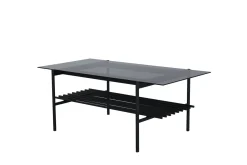 Fjôrd Salontafel Von Zwart Smoked Glas
