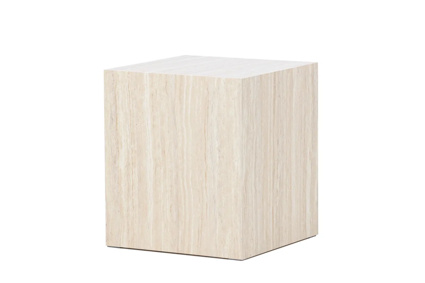 Fjôrd Salontafel York Beige Travertinlook 40x40cm