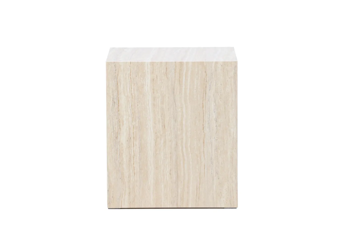 Fjôrd Salontafel York Beige Travertinlook 40x40cm