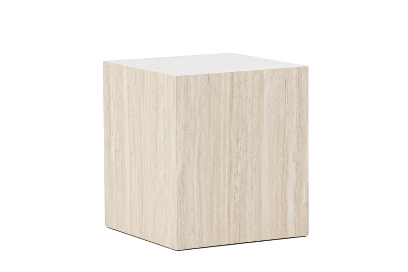 Fjôrd Salontafel York Beige Travertinlook 40x40cm