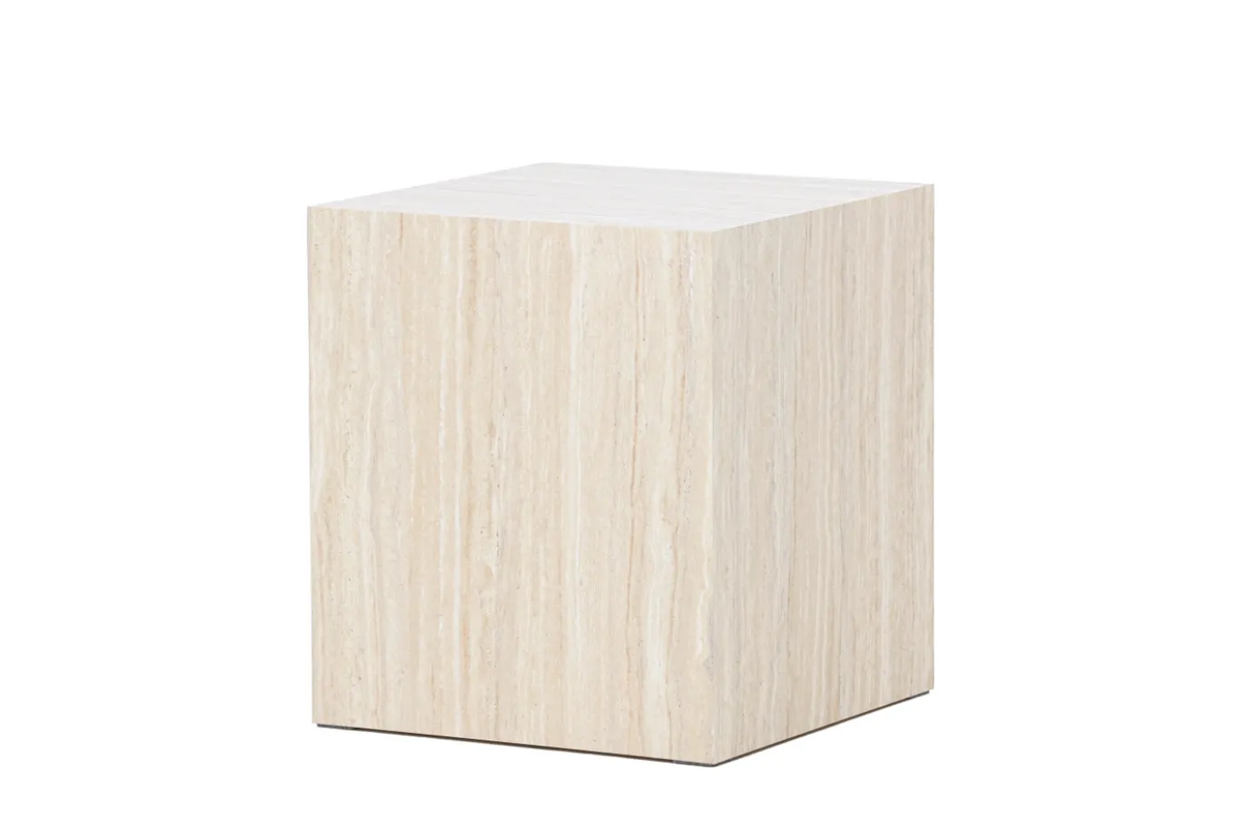 Fjôrd Salontafel York Beige Travertinlook 40x40cm