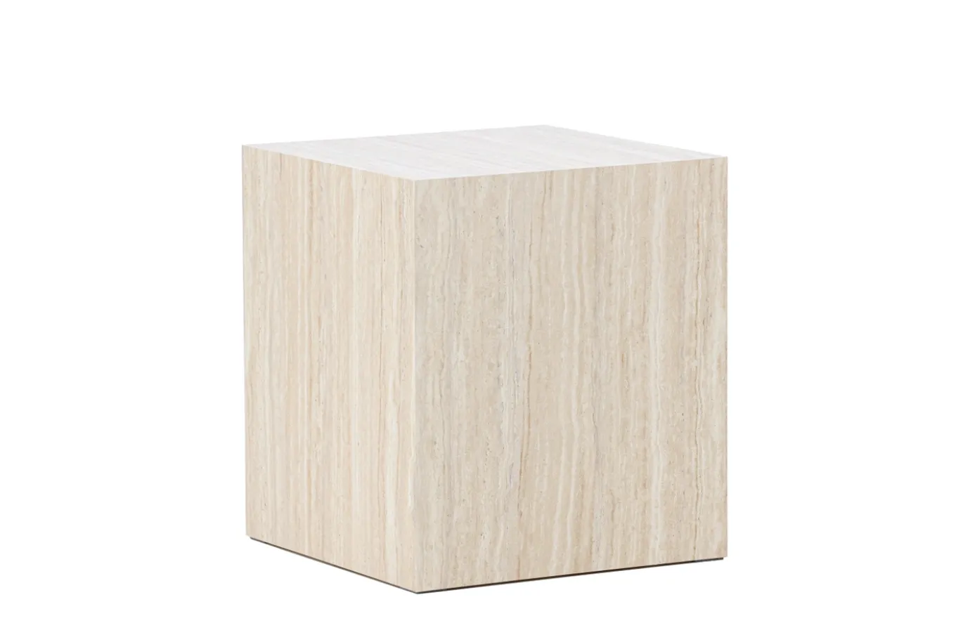 Fjôrd Salontafel York Beige Travertinlook 40x40cm