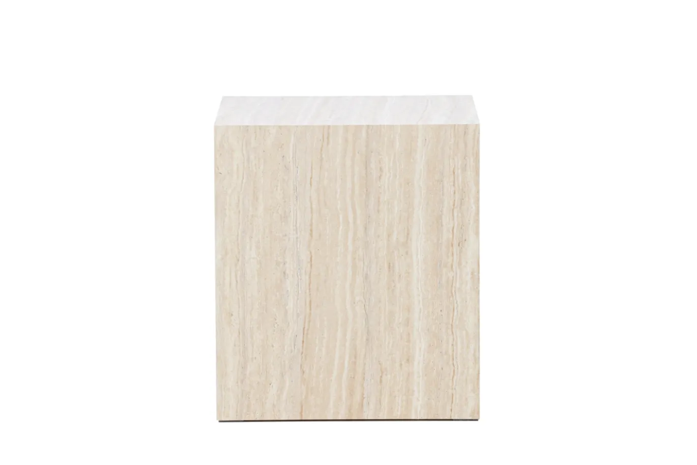 Fjôrd Salontafel York Beige Travertinlook 40x40cm