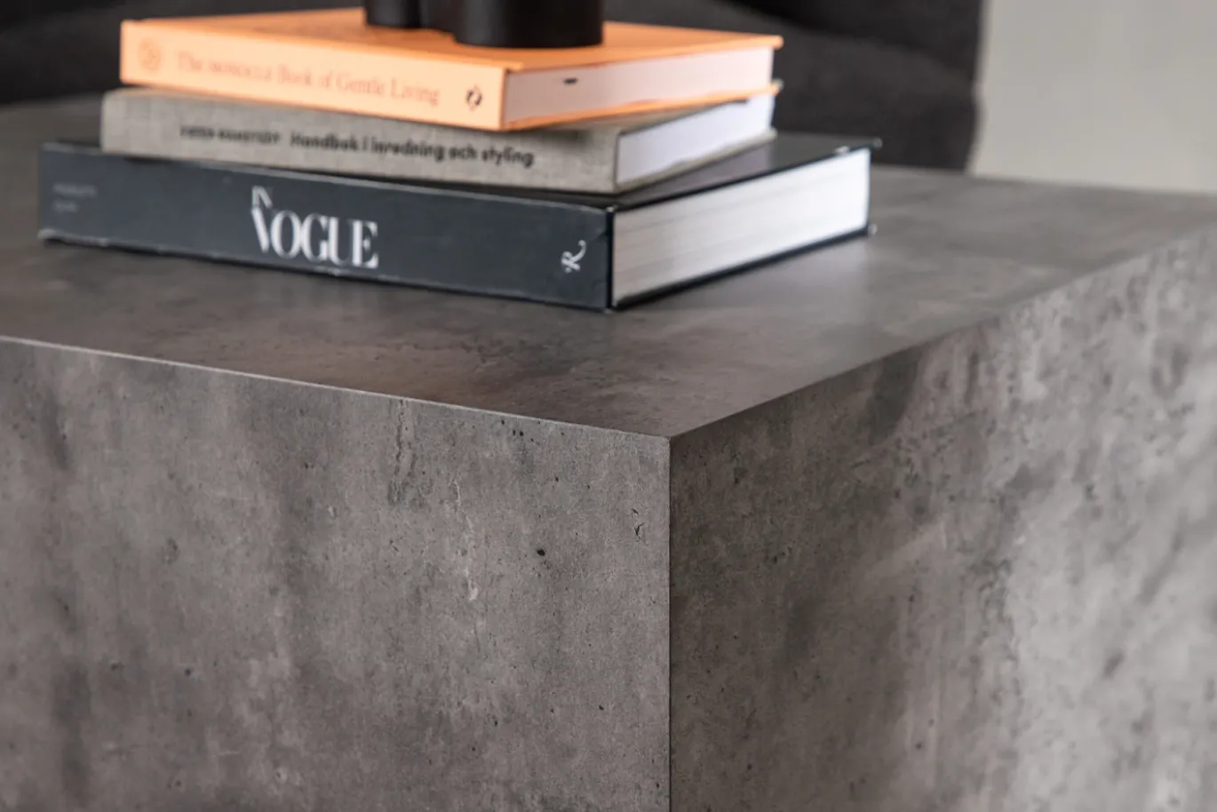 Fjôrd Salontafel York Grijs Marmerlook Mdf 60x80cm