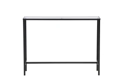 Fjôrd Sidetable Dipp Zwart Metaal/Glas