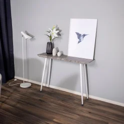 Fjôrd Sidetable Edge Wit Betonlook
