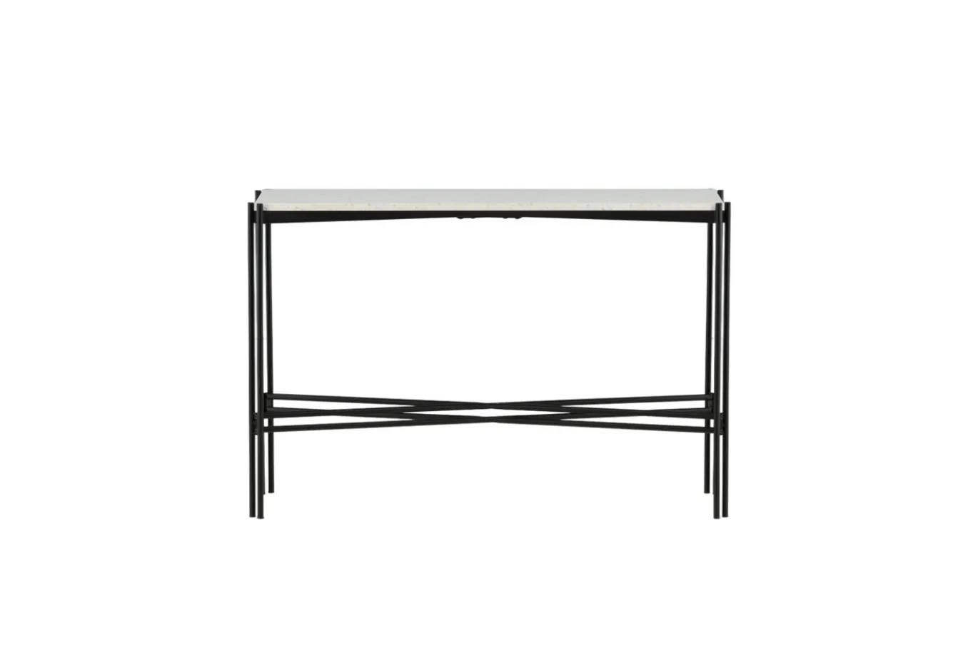 Fjôrd Sidetable Razzia 110x30x75cm Wit Terazzo