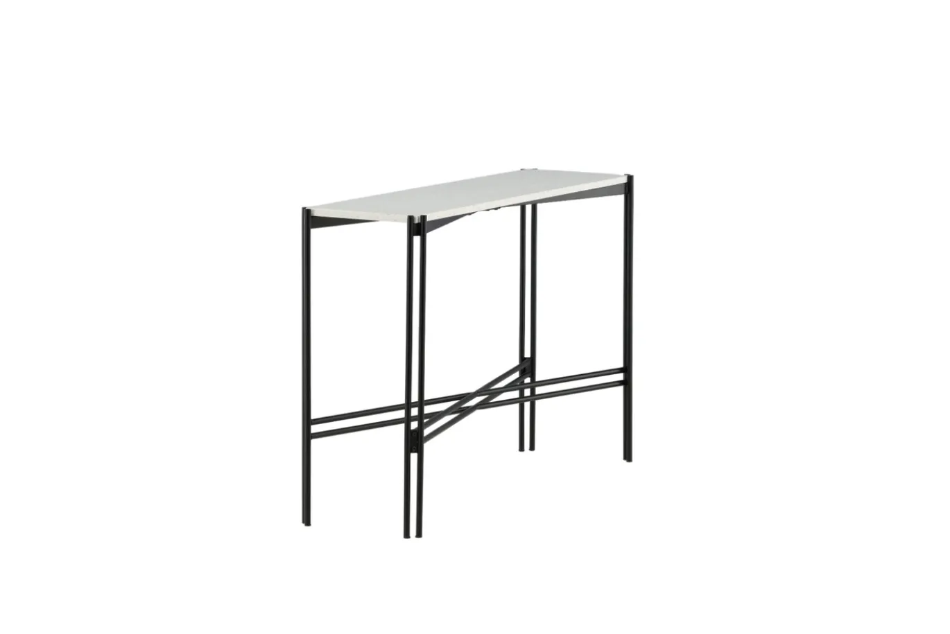 Fjôrd Sidetable Razzia 110x30x75cm Wit Terazzo