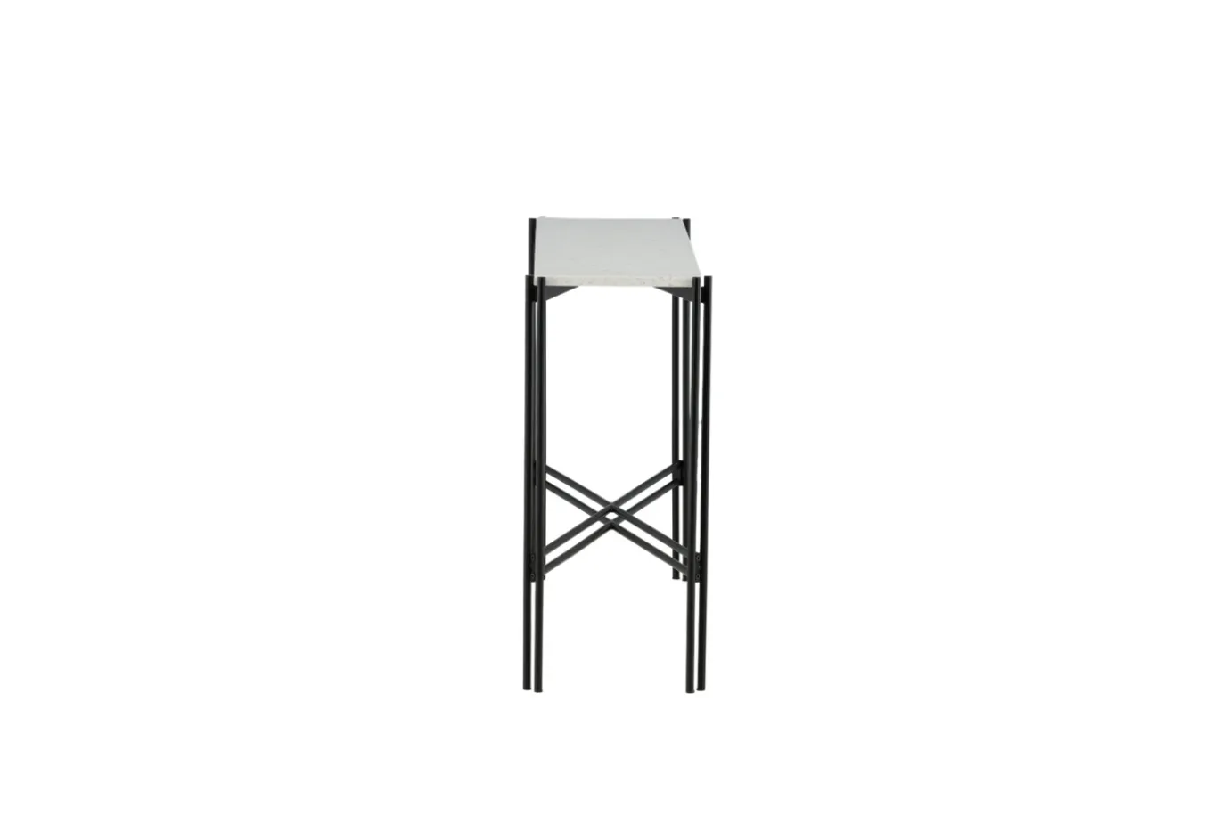 Fjôrd Sidetable Razzia 110x30x75cm Wit Terazzo