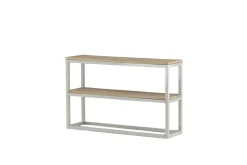 Fjôrd Sidetable Rise Dubbel Grijs Ash 110x30x70cm