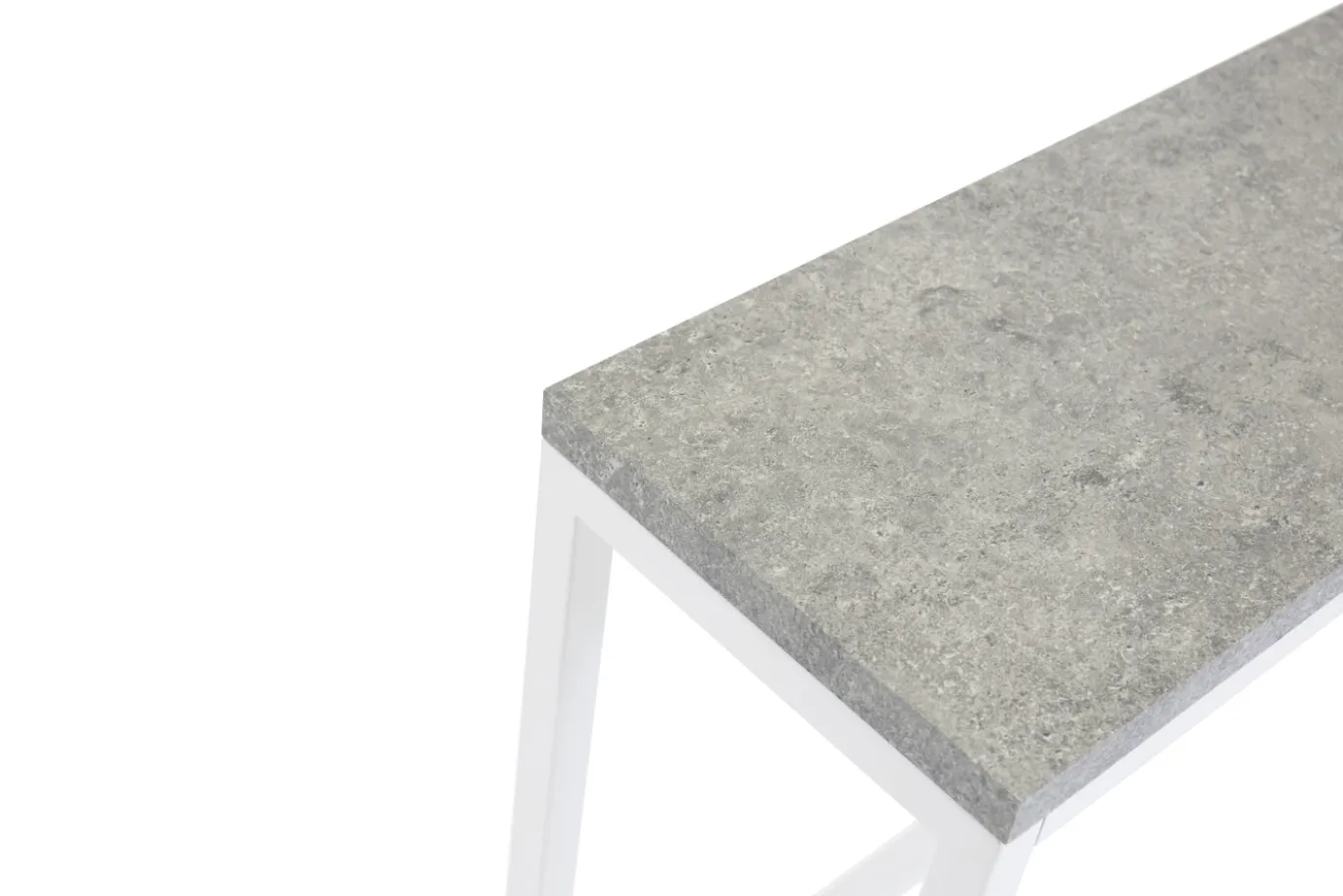 Fjôrd Sidetable Rise Wit/Betonlook 110x30x80cm