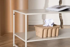 Fjôrd Sidetable Staal Beige