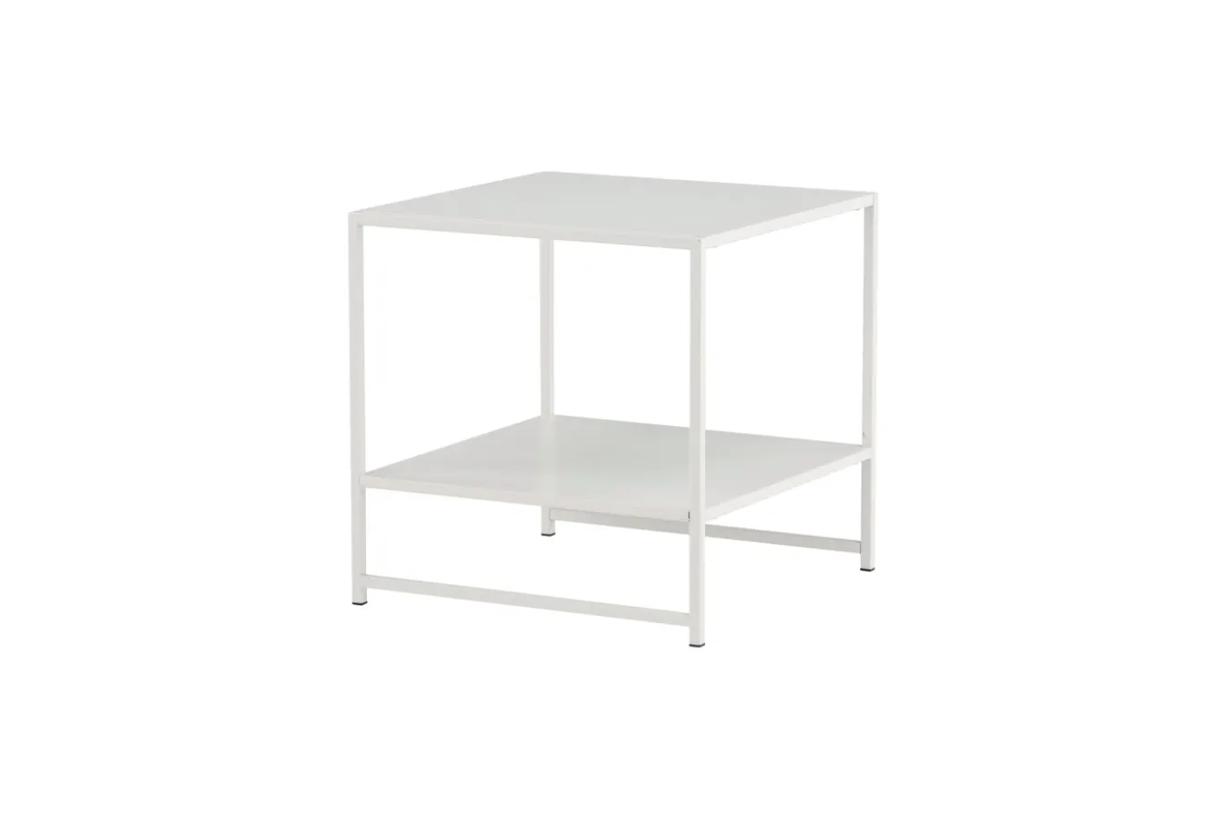 Fjôrd Sidetable Staal Wit 50x50cm