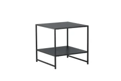 Fjôrd Sidetable Staal Zwart 50x50cm