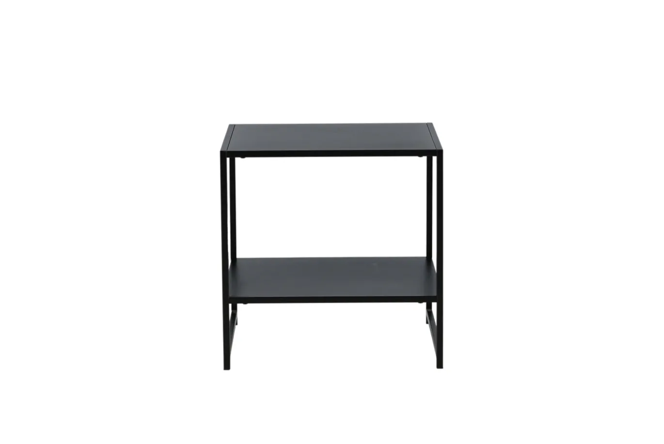 Fjôrd Sidetable Staal Zwart 50x50cm